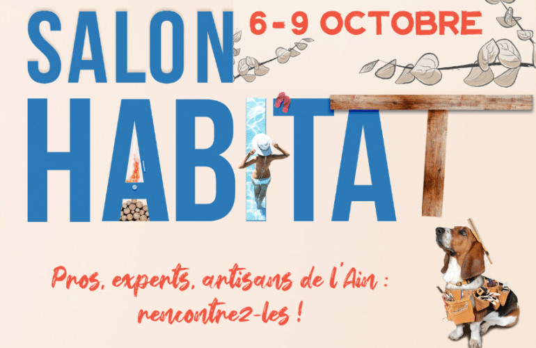 Notre revendeur SOL’ution Gom sera présent sur le Salon de l’Habitat à l’Ainterexpo du 6 au 9 octobre 2023 à Bourg-en-Bresse ! 